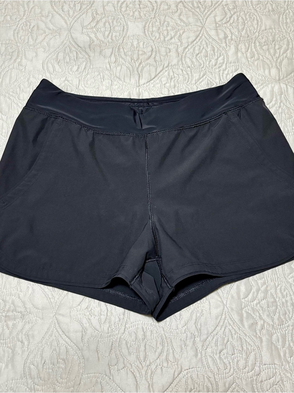 Lands' End Black Women's Athletic Shorts